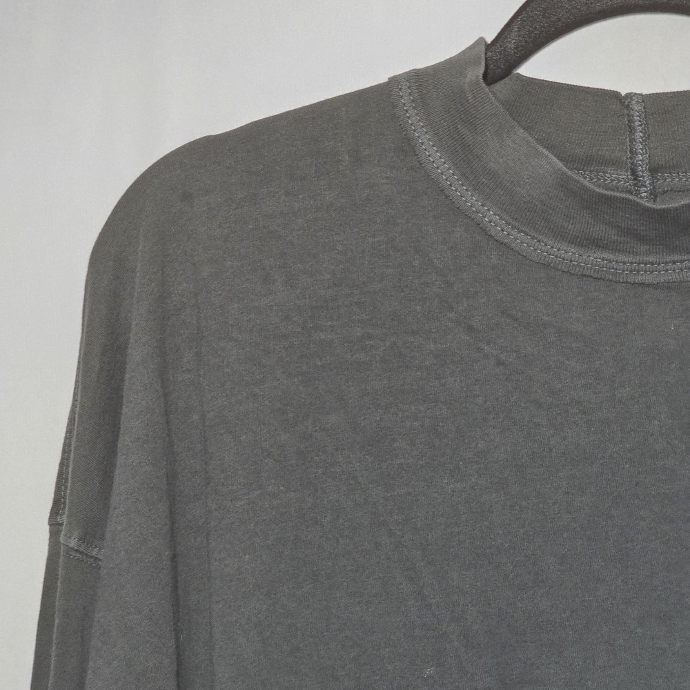 We The Free By Be Free Tunic T Shirt Long Sleeve Mock Neck Shirt Top Black, sz M - Picture 3 of 9
